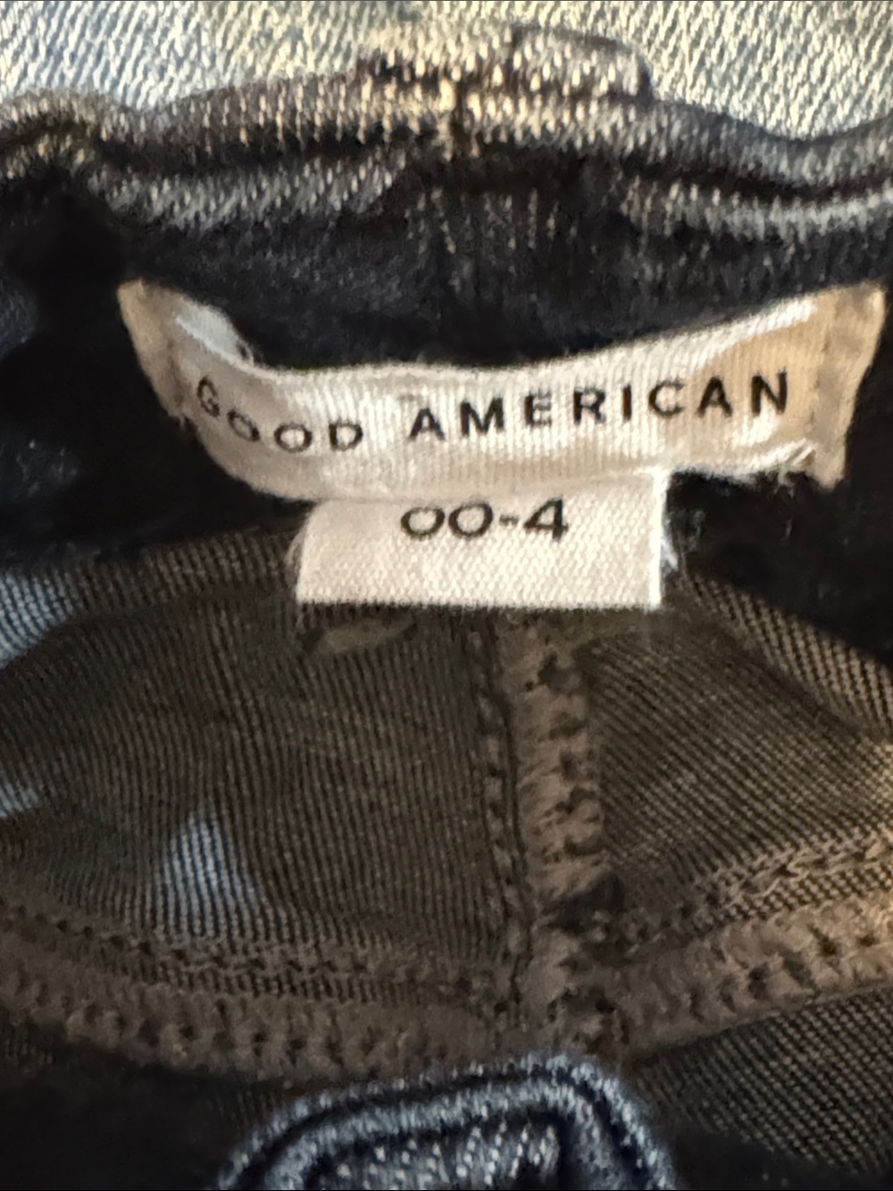 Good American Blue Skinny High-Rise Jeans - Picture 4 of 5
